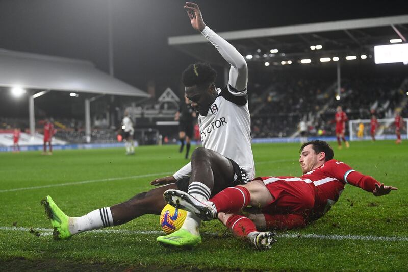 Andrew Robertson - 5: Disappointing performance. The Scot was troubled by Decordova-Reid and unable to express himself by surging upfield. Lacked his usual dynamism. Reuters