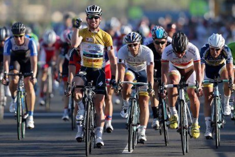 Mark Cavendish won four consecutive stages. Karim Jaafar / AFP