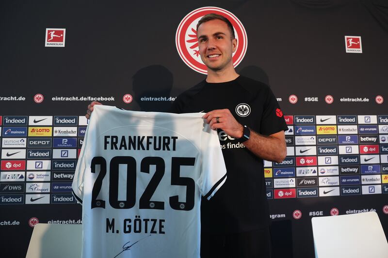  Mario Gotze earns £59,000 a week at Eintracht Frankfurt. Getty