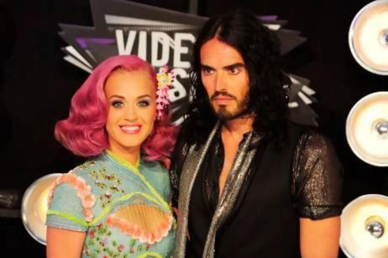 Katy Perry and Russell Brand split in December 2011. AFP photo