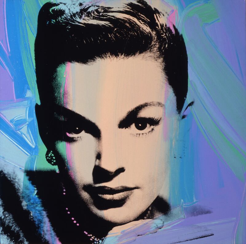 'Judy Garland', 1979, acrylic and silkscreen ink on canvas, by Andy Warhol, will be on show at Fame: Andy Warhol in AlUla. All photos, unless specified otherwise: The Andy Warhol Foundation for the Visual Arts, Inc