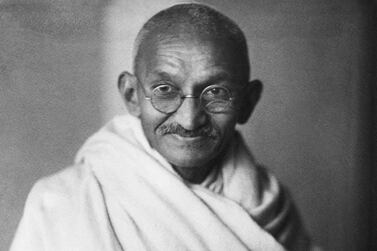 Indian statesman and activist Mohandas Karamchand Gandhi (1869 - 1948), circa 1940.  (Photo by Dinodia Photos/Getty Images)