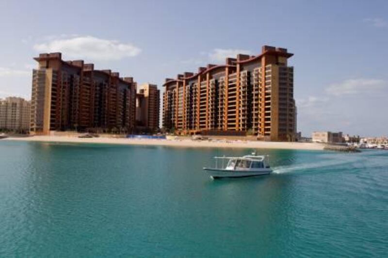 Dubai, Jan 16th, 2012 --  Riders enjoyed an inside look around the Palm Jumeirah during the Cruise with Nakheel boat ride January 16, 2012.  Photo by: Sarah Dea/ The National