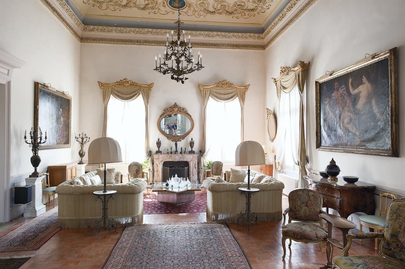 Sitting room pre-blast by Ferrante Ferranti