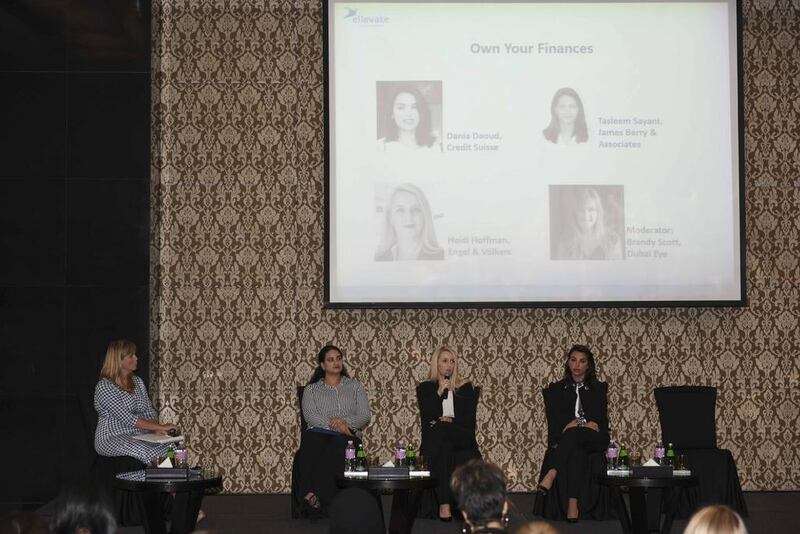The “Power of women at work forum” held at the Ellevate event in Dubai. Courtesy Ellevate