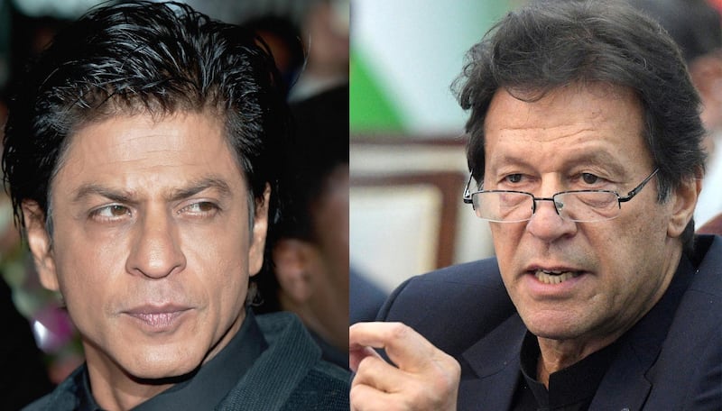 Bollywood star Shah Rukh Khan and Pakisan Prime Minister Imran Khan have taken to social media to root for their teams in the Cricket World Cup.