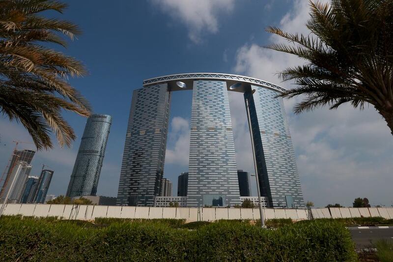 Gate Towers on Al Reem Island in Abu Dhabi. Ravindranath K / The National