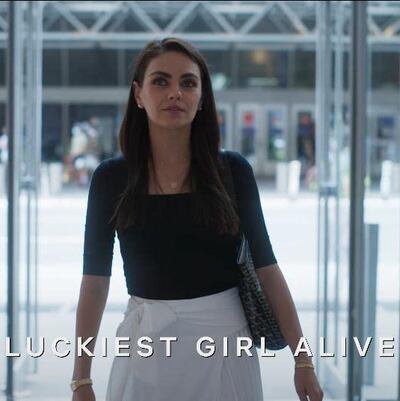 Mila Kunis stars as Ani FaNelli in 'Luckiest Girl Alive', based on Jessica Knoll’s mystery novel. Photo: Netflix