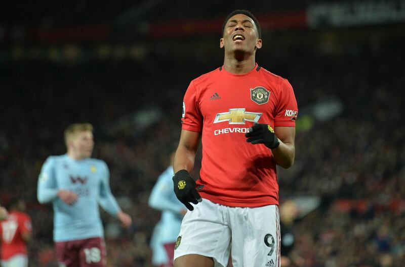 Manchester United's Anthony Martial. EPA