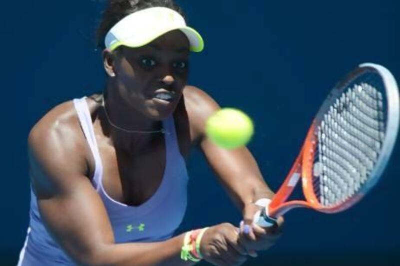 Sloane Stephens has failed to win back-to-back matches since the 2013 Australian Open. Greg Wood / AFP