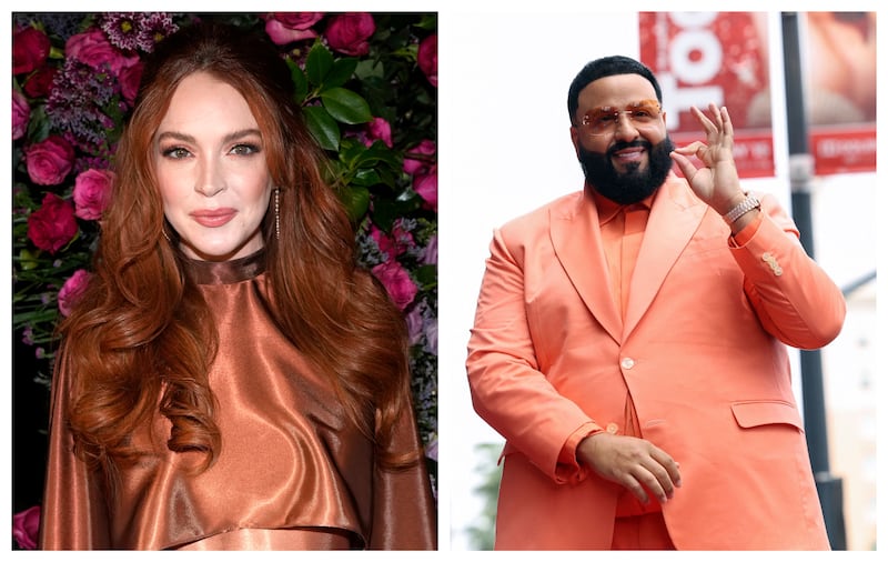 Lindsay Lohan and DJ Khaled are two stars who chose Arabic names for their children. AP; Reuters
