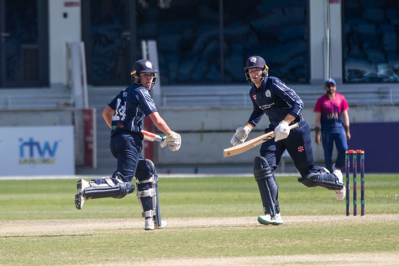 Scotland chased down the target in 23.4 overs