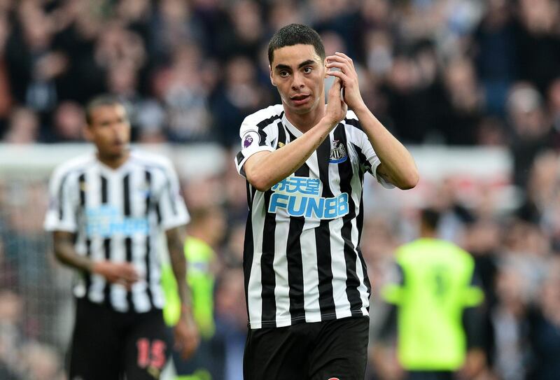 Left midfield: Miguel Almiron (Newcastle) – The record signing sparkled on his first start as Huddersfield were beaten and he showed why Rafa Benitez paid so much for him. Getty Images
