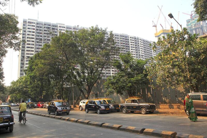 With prices of the limited available land in Mubai sky-high, slum redevelopment provides a low-cost of entry option for developers. Subhash Sharma for The National