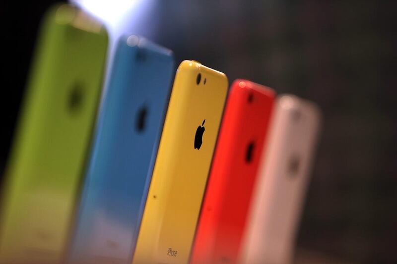 The new iPhone 5c and Ss will come with the new operating system iOS 7 already installed. Justin Sullivan / Getty Images / AFP

