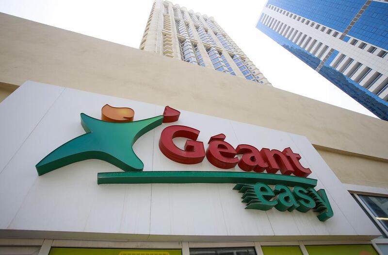 Geant will become part of Carrefour’s portfolio, adding 13 UAE stores, taking the number to 80. Chris Whiteoak for The National