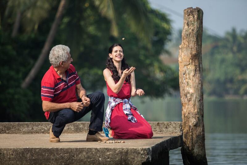Waiting starring Naseeruddin Shah and Kalki Koechlin. Photo by Anu Pattnaik