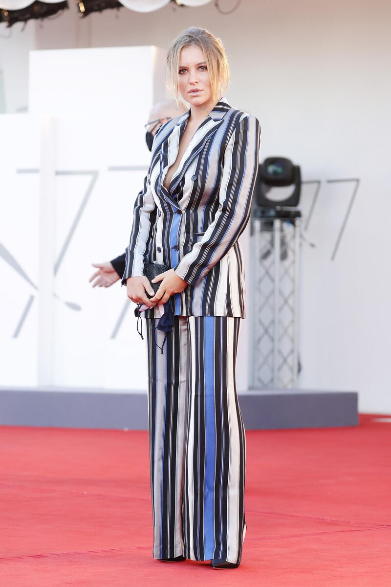 Noemi Brando walks the red carpet ahead of the Opening Ceremony during the 77th Venice Film Festival on September 2, 2020 in Venice, Italy. Getty Images