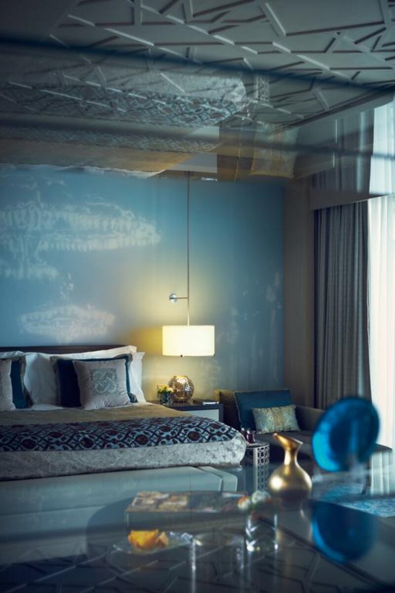 A guest bedroom at Raffles Istanbul hotel in Turkey, which will open its doors in September. Courtesy: Raffles Hotels & Resorts