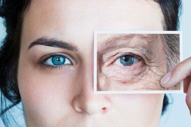 The eye area is the first to show signs of ageing, with its sensitive skin requiring targeted products. Getty Images