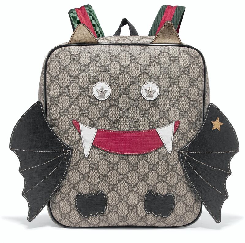 UNISEX - BAT BACKPACK WITH GG LOGO AND BLACK DETAILING