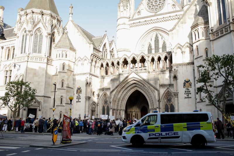 Britain's High Court, London. AP