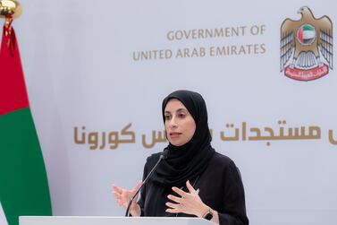 Dr Farida Al Hosani, spokeswoman for the Ministry of Health and Prevention, says people are increasingly downloading the contact tracing app, Al Hosn. National Media Council