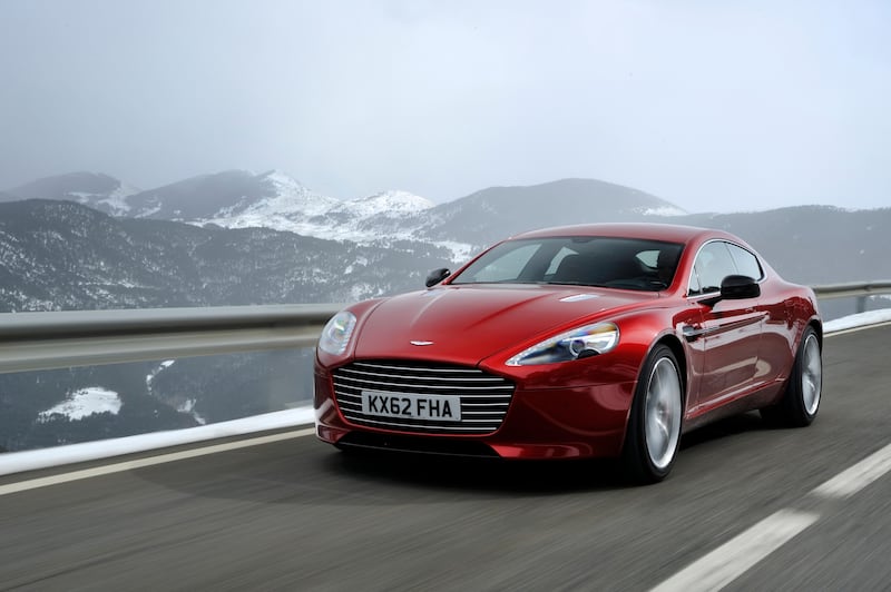 The National's motoring editor Kevin Hackett took the new Aston Martin Rapide for a drive in the Pyrenees. Courtesy of Aston Martin