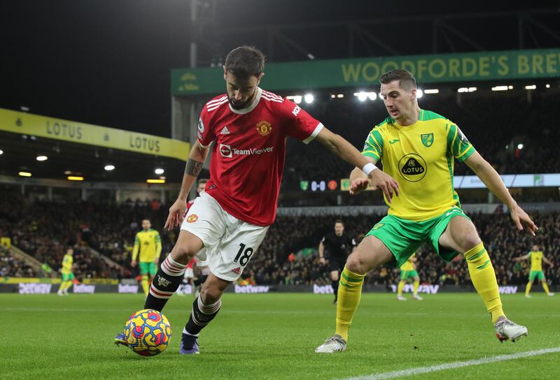 =9) Bruno Fernandes (Manchester United) Five assists in 21 games. Reuters