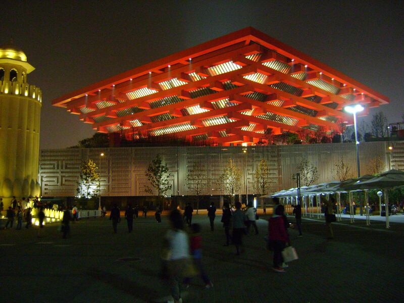 The Chinese pavilion at Expo 2010 Shanghai. The world fair attracted a record 73 million visitors.