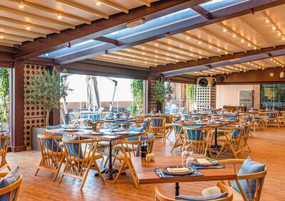 Greek restaurant Nostos opened in Mercure Dubai Barsha Heights in February. Courtesy of Nostos