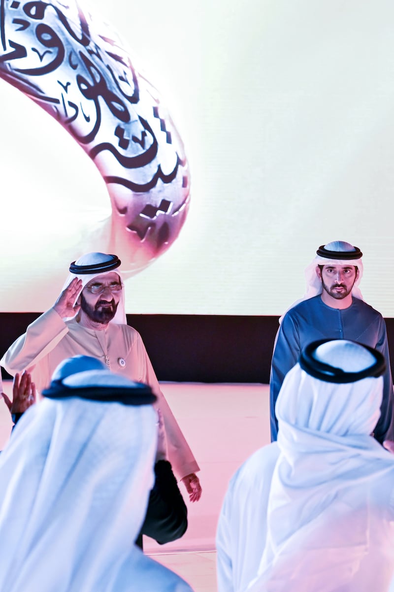 Sheikh Mohammed bin Rashid officially opens Museum of the Future. Photo: Government of Dubai Media Office