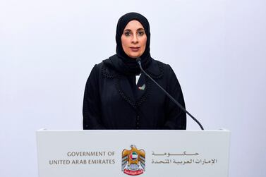 Dr. Farida Al Hosani, Official Spokesperson of the UAE Health Sector. Wam