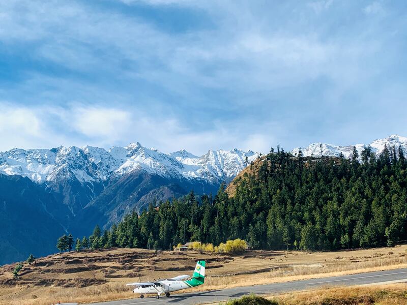 The Tara Air Twin Otter, registration number 9N-AET, that crashed, pictured in Simikot, Nepal in 2021. Reuters