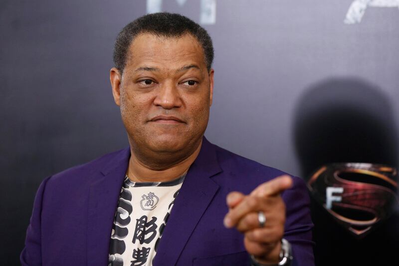 Cast member Lawrence Fishburne arrives for the world premiere of the film "Man of Steel" in New York June 10, 2013. REUTERS/Lucas Jackson (UNITED STATES - Tags: ENTERTAINMENT) *** Local Caption ***  LJJ020_USA-_0611_11.JPG