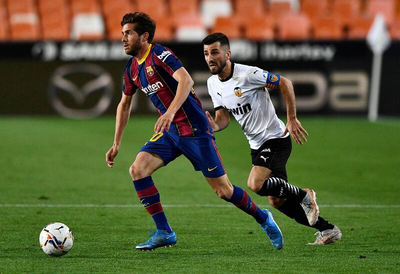 Sergi Roberto (Dest, 75) N/R - On as a more defensive option with Barca holding a two-goal lead. Reuters