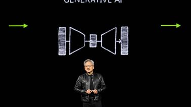Nvidia chief executive Jensen Huang has said that with generative AI, 'the next industrial revolution has begun'. AP