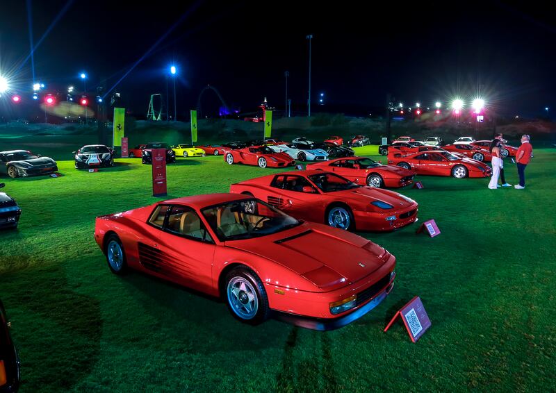 The mix of classic and modern cars attracted thousands of Ferraristi over the course of the event