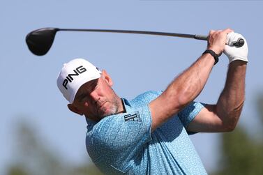 Lee Westwood carded a 65 to take the lead at the Abu Dhabi HSBC Golf Championship on Saturday. EPA