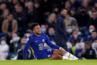 File photo dated 29-12-2021 of Chelsea's Reece James. England and Chelsea defender Reece James looks set to miss next months World Cup due to a knee injury that is expected to sideline him for eight weeks. Issue date: Saturday October 15, 2022.