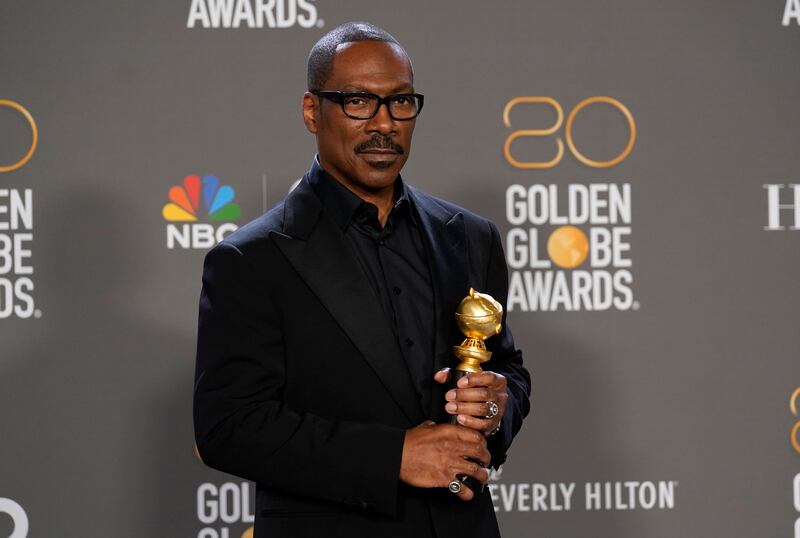 Eddie Murphy: Cecil B DeMille Lifetime Achievement Award. AP