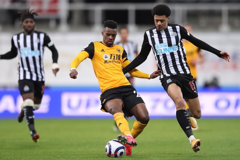 Jamal Lewis - 6, Got forward well and made some impressive interventions defensively, but was beaten by Pedro Neto in the build-up to Wolves’ goal. AP