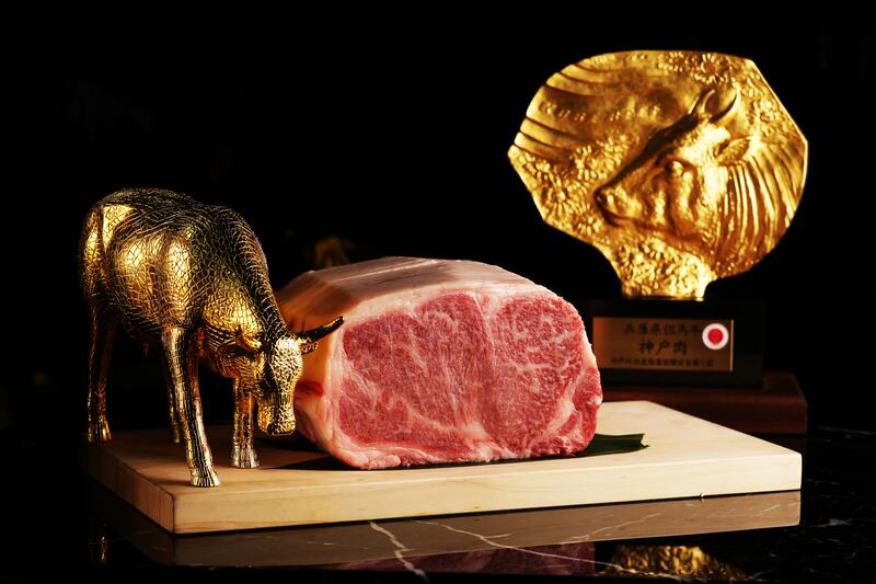 TakaHisa's festive menu includes premium Kobe beef. Photo: TakaHisa