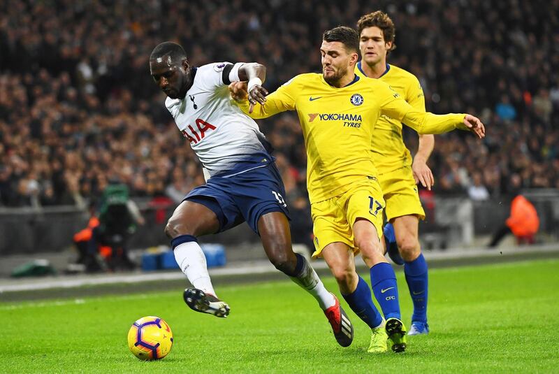 Centre midfield: Moussa Sissoko (Tottenham) – A powerhouse performance from a player who has improved this season helped Tottenham overwhelm Chelsea in midfield. EPA