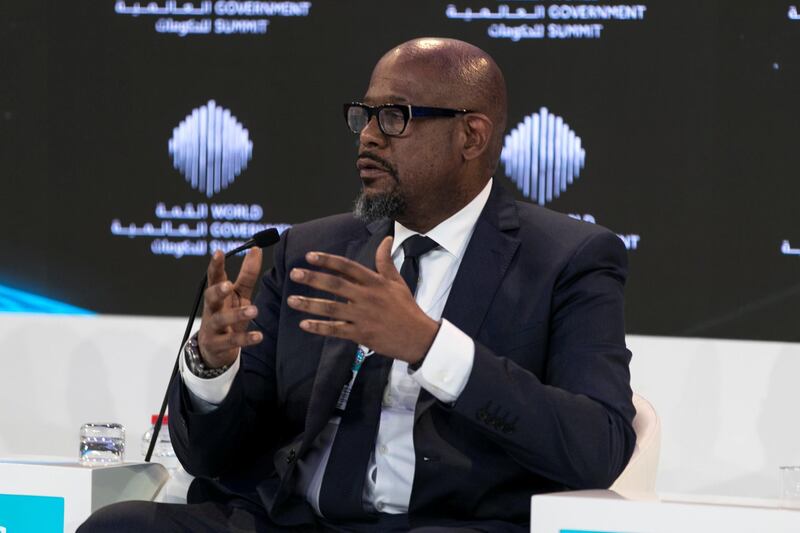 DUBAI, UNITED ARAB EMIRATES - Feb 11, 2018.

American actor Forest Whitaker, UNESCO special envoy for peace and reconciliation at Dubai Government Summit's "Women and Youth: The Catalyst to Solve Global Challenges" session.

(Photo: Reem Mohammed/ The National)

Reporter: Calin Malik
Section: NA
