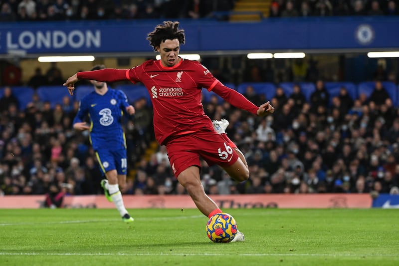 Trent Alexander-Arnold - 5

The 23-year-old was fortunate to get away with a huge early mistake but his distribution was mainly good in the first half. A poor pass contributed to Chelsea’s equaliser. EPA