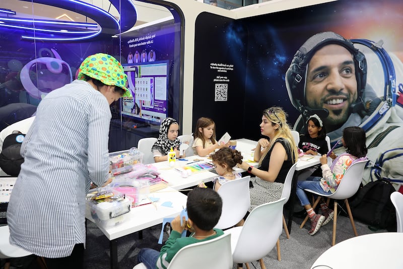 More than 400 guests including authors, artists, illustrators, experts and influencers are involved in talks, demonstrations, activities and workshops for both children and adults. Photo: Pawan Singh / The National