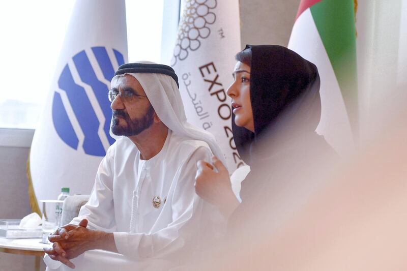 Mohammed inspects Expo 2020 Dubai infrastructure projects. WAM