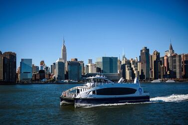 Ferries are a popular way of seeing the sights in New York. Courtesy NYC Ferry