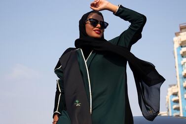 Saudi entrepreneur Fareeda Nazer features in 'Under the Abaya: Street Style from Saudi Arabia'. The kingdom is making strides to promote its fashion industry. Aourtesy Alaa Saigh